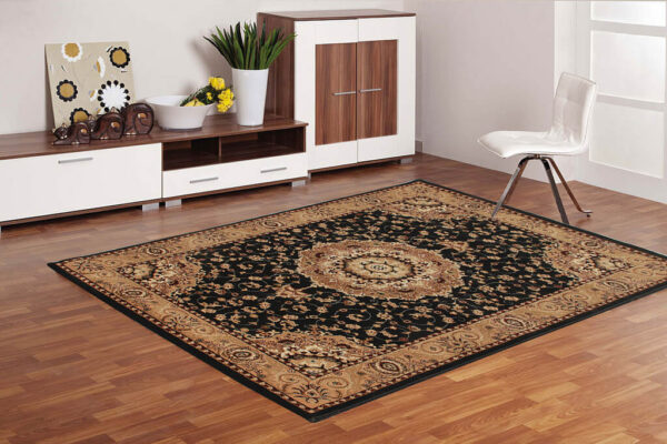 17687770793_b9ef06dc0f_b.jpg Wool Carpet Star Of India 6.5x9.5 - Image 2