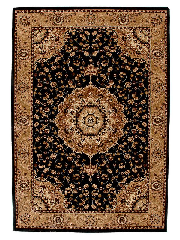 18308394245_5ed1e986c4_c.jpg Wool Carpet Star Of India 6.5x9.5 - Image 1
