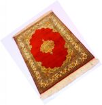 Miras Carpet Ruby Red Star Of india Silk on Silk Carpet/Rug