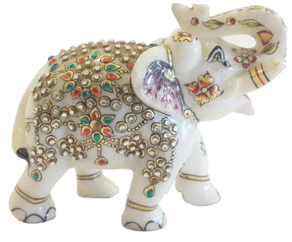 20151231_161743.jpg Marble Stone Elephant - Image 3