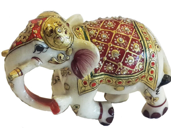 20151231_161811.jpg Marbles Stone Elephant - Image 1