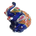 Trunk up Lacquer Elephant