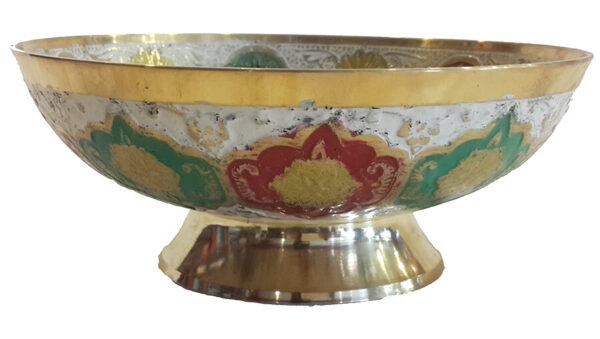 20151231_163235.jpg Brass Lacquer Plate - Image 1