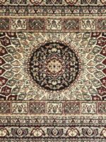 MULTI COLOUR SILK THROUGH CARPET JEWEL OF KASHMIR 2X6 - Image 4