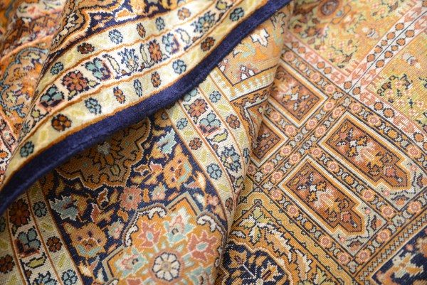 DSC_2169.jpg Kashmir Silk Carpet Doors Of Paradise 5x7 Feets - Image 10