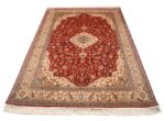 Tabriz Red Carpet Silk On Silk 6x9 Carpet - Image 6