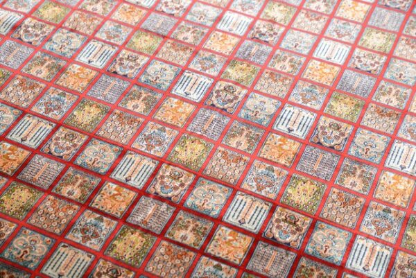 Miras Doors Of Paradise Kashmir Silk on Silk Carpet 6x9 feets - Image 3