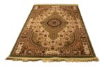 Area Rug Carpet - Floor Rug - Area Rug Carpet Online at Low Price - Kirman Silk  Carpet 5x7 Feets - Image 2