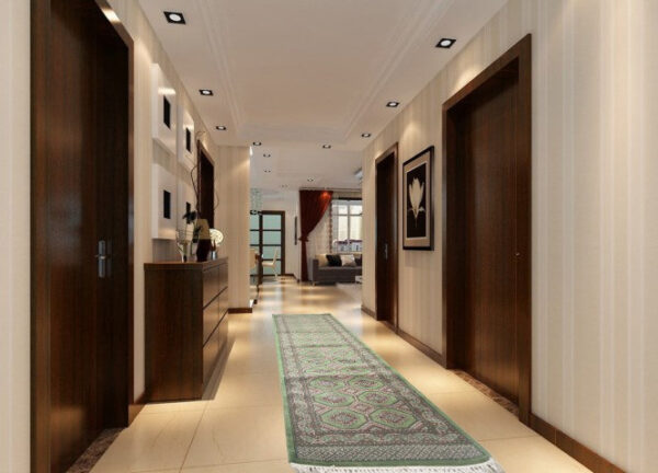 MCI-258000A2.jpg Green Bukhara Runner - Image 1