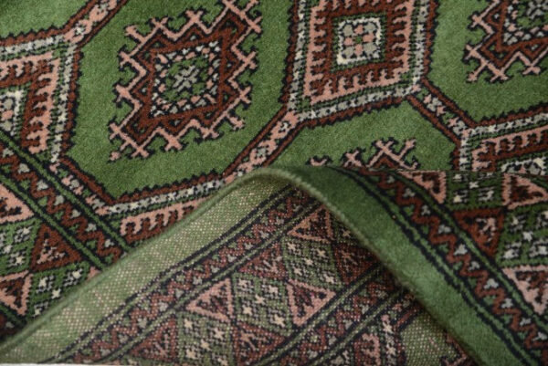 MCI-258000A2_6.jpg Green Bukhara Runner - Image 7