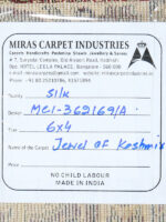 Jewel Of Kashmir 4x6 Carpet Silk carpet - Image 2