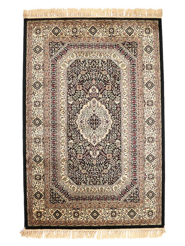 Miras Kaishan Black Carpet 4x6 Feets - Image 4