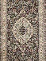 Miras Kaishan Black Carpet 4x6 Feets - Image 3