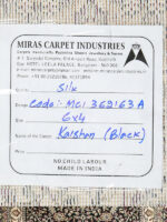 Miras Kaishan Black Carpet 4x6 Feets - Image 2