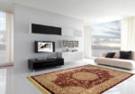 Miras Carpet Ardibil Silk Carpet, Handmade Carpet 5x7 Feets