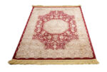 Miras Carpet Ardibil Silk Carpet, Handmade Carpet 5x7 Feets - Image 2