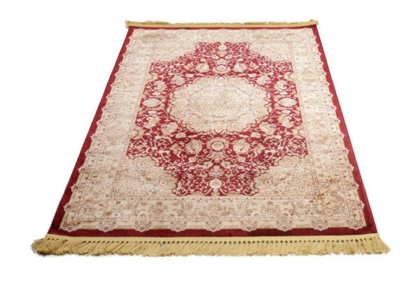 MCI-57000A13_1.jpg Miras Carpet Ardibil Silk Carpet, Handmade Carpet 5x7 Feets - Image 2