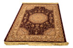 Miras Carpet Ardibil Silk Carpet, Handmade Carpet 5x7 Feets - Image 3