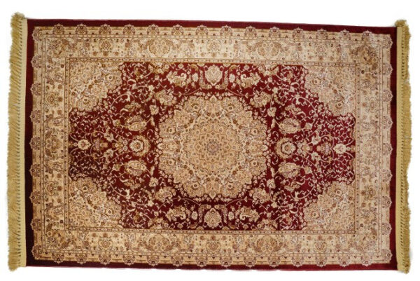 MCI-57000A13_3.jpg Miras Carpet Ardibil Silk Carpet, Handmade Carpet 5x7 Feets - Image 4