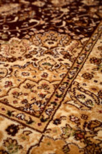 Miras Carpet Ardibil Silk Carpet, Handmade Carpet 5x7 Feets - Image 7