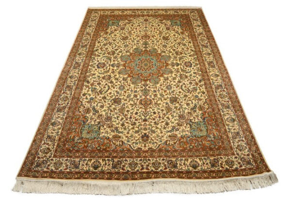 MCI-58000A1_1.jpg Kaishan Natural 5x8 Silk On Silk Carpet - Image 2