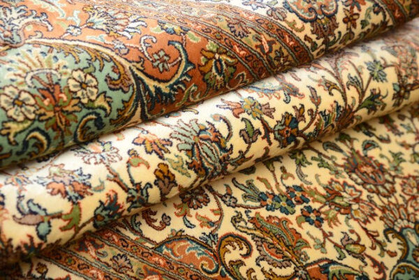 MCI-58000A1_7.jpg Kaishan Natural 5x8 Silk On Silk Carpet - Image 4