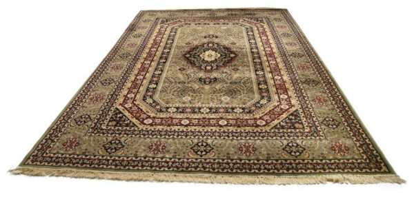 Miras Kirman Silk Carpet - Image 9