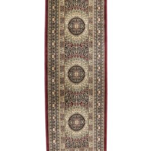 MULTI COLOUR SILK THROUGH CARPET JEWEL OF KASHMIR 2X6