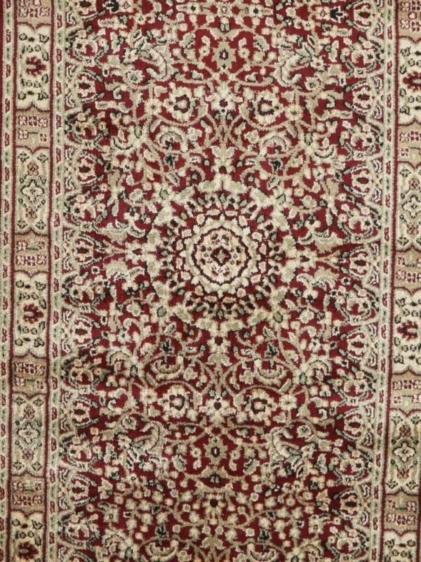 a_all_over3.jpg Kirman Red 2x6 Runner - Image 1