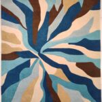 Abstract modern rug design1002